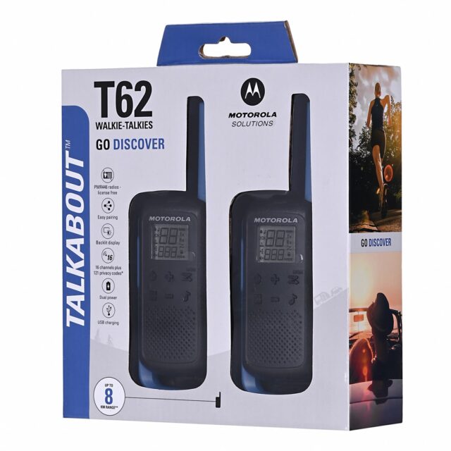 MOTOROLA RADIO T62 BLUE - imagine 14