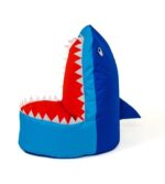 Sako sack pouffe Shark navy blue XXL 100 x 60 cm - imagine 2
