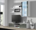 Cama TV stand SOHO 180 white/grey gloss - imagine 6