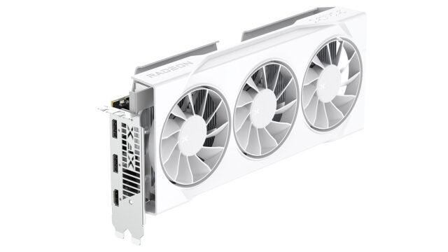 Graphics card. XFX SWIFT RX 9060XT OC White 3-FAN 16GB - imagine 7