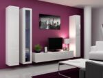 Cama TV Stand VIGO '180' 30/180/40 white/white gloss - imagine 9