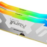 Kingston Technology FURY 32GB 6000MT/s DDR5 CL32 DIMM (Kit of 2) Renegade RGB White XMP