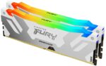 Kingston Technology FURY 32GB 6000MT/s DDR5 CL32 DIMM (Kit of 2) Renegade RGB White XMP