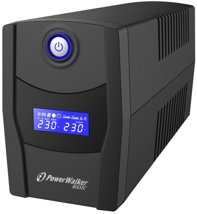 PowerWalker VI 600 STL Line-Interactive 0.6 kVA 360 W 2 AC outlet(s) - imagine 2