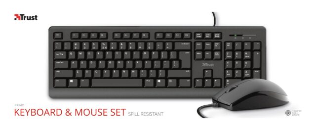 Trust Primo keyboard USB QWERTY US English Black - imagine 11
