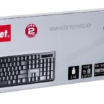 Activejet K-3911W Keyboard wireless black with 1x 1.5V AAA battery