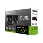 ASUS Dual -RTX5060TI-O16G NVIDIA GeForce RTX 5060 Ti 16 GB GDDR7 - imagine 11