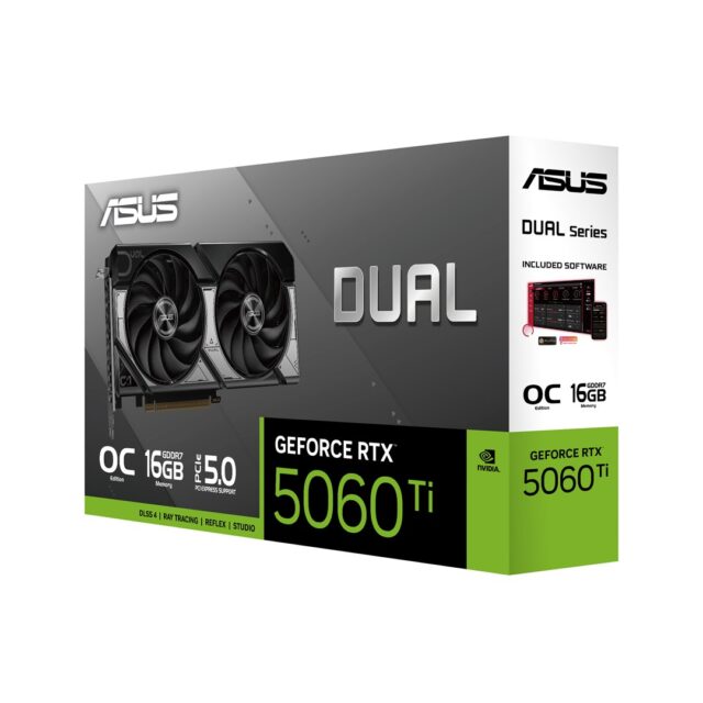 ASUS Dual -RTX5060TI-O16G NVIDIA GeForce RTX 5060 Ti 16 GB GDDR7 - imagine 11