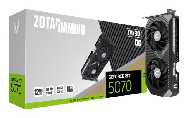 Zotac GAMING GeForce RTX 5070 Twin Edge OC NVIDIA 12 GB GDDR7 - imagine 8