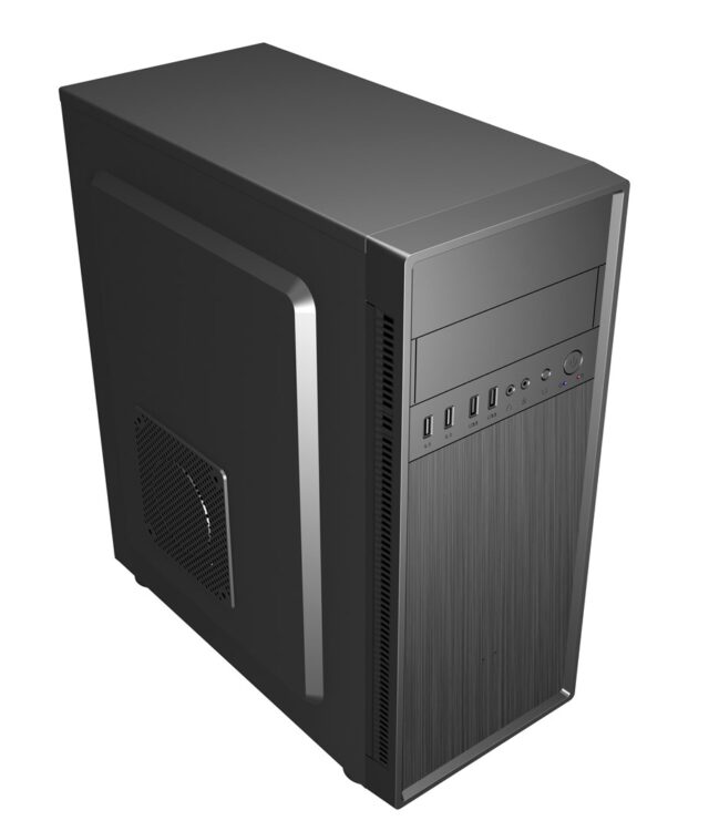 Gembird CCC-FC-160 Computer office case Fornax 160  black - imagine 4