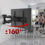 Maclean MC-781 TV mount 177.8 cm (70 ) Black - imagine 12