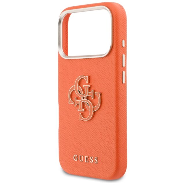 Case Guess FW Resin Logo for iPhone 17    Pro Max orange - imagine 6