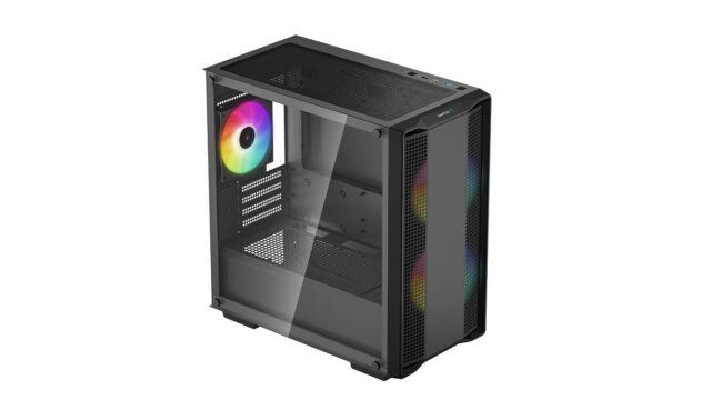 DeepCool CC360 ARGB Mini Tower Black - imagine 3