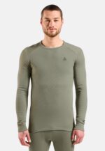 ODLO BL TOP crew neck l/s ACTIVE WARM long-sleeved thermal underwear  size M  grey - imagine 5