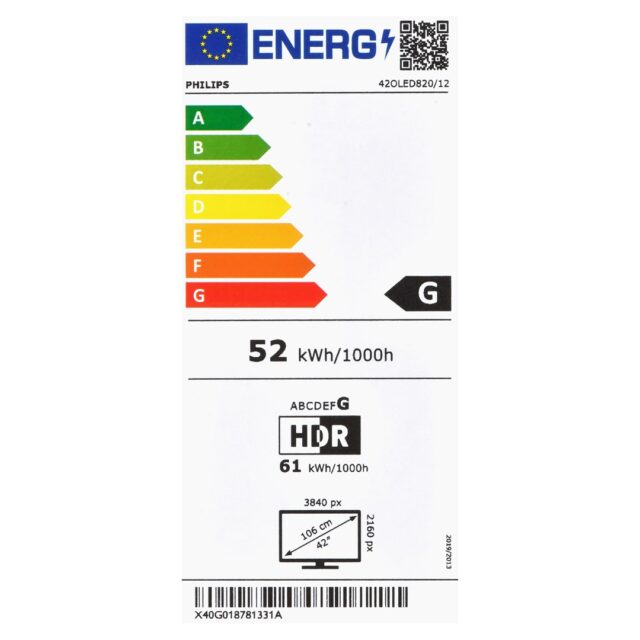 Philips 42OLED820/12 TV 106.7 cm (42 ) 4K Ultra HD Smart TV Wi-Fi Black - imagine 28