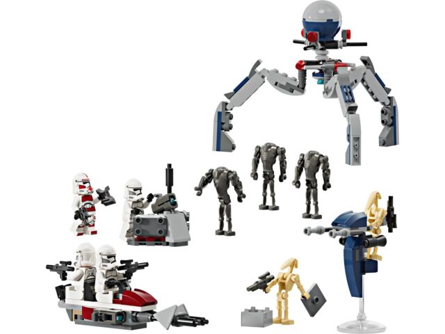 LEGO STAR WARS 75372 CLONE TROOPER & BATTLE DROID BATTLE PACK - imagine 3