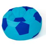 Sako bag pouffe ball blue- cornflower L 80 cm