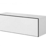 Cama full storage cabinet ROCO RO1 112/37/39 white/black/white