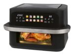 ProfiCook PC-FR 1313 H Double 10 L Stand-alone 2400 W Hot air fryer Black  Stainless steel - imagine 2