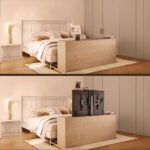 Maclean MC-866T Smart Motorized Electric TV Lift TUYA Mobile App Floor Mount Bracket Alexa Google Home 37''-80'' 60kg Cabinet VESA (EU plug) - imagine 13