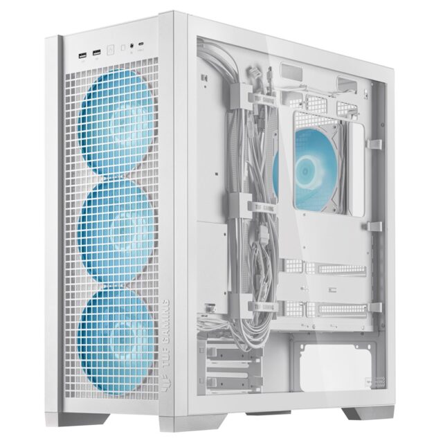 Housing Asus TUF GAMING GT302 TG ARGB WHITE - imagine 5