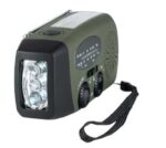 Fosco Emergency Emergency radio with light and power bank Green  Black - imagine 2