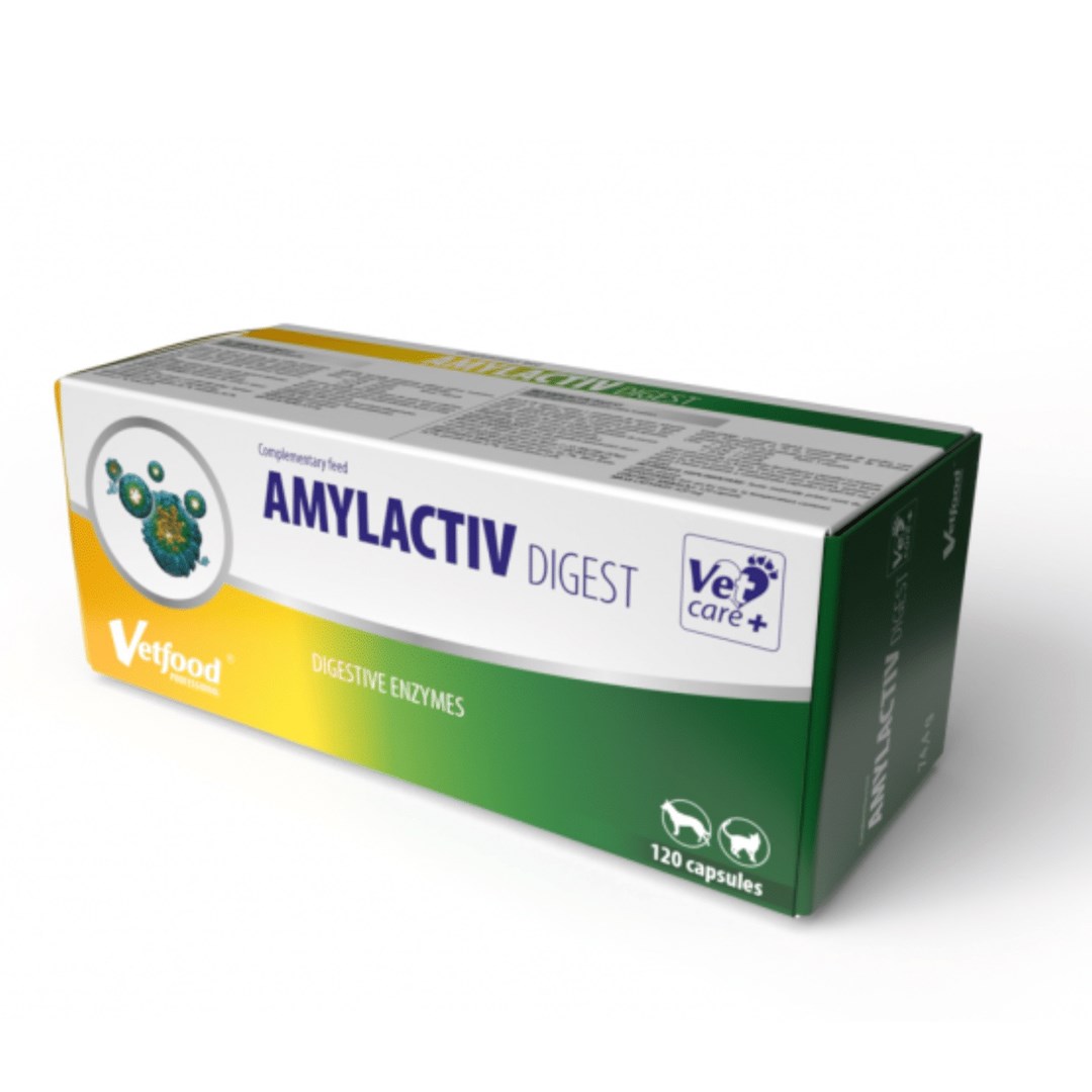 cps-bcb36306906fdb17fdbd39506a421ee6-2026-01-18-03-17-48 VetFood Amylactiv na trawienie dla psa i kota 120 kapsułek - imagine 1