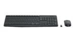 Logitech MK235 keyboard Mouse included USB QWERTY US International Grey - imagine 2