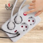 MACLEAN POWER STRIP 4-SOCKET 3XUSB MCE392 W - imagine 9