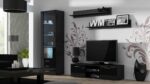 Cama TV stand SOHO 140 black/black gloss - imagine 2