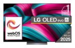 LG OLED evo AI OLED77C51LA TV 195.6 cm (77 ) 4K Ultra HD Smart TV Wi-Fi Black