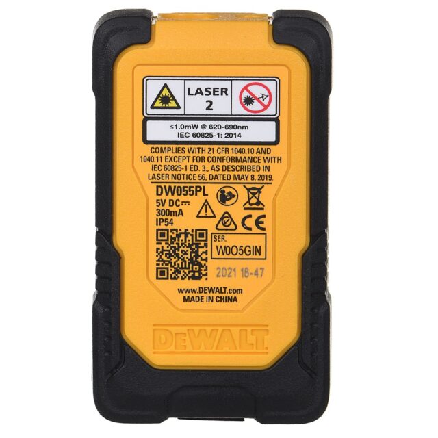 DEWALT LASER DISTANCE MEASURER 16M DW055PL-XJ - imagine 5