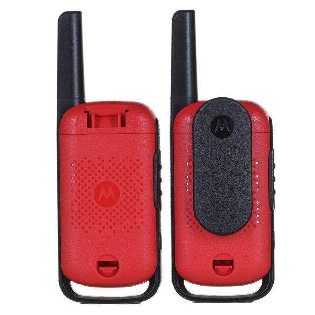 Motorola TALKABOUT T42 two-way radio 16 channels Black Red - imagine 4