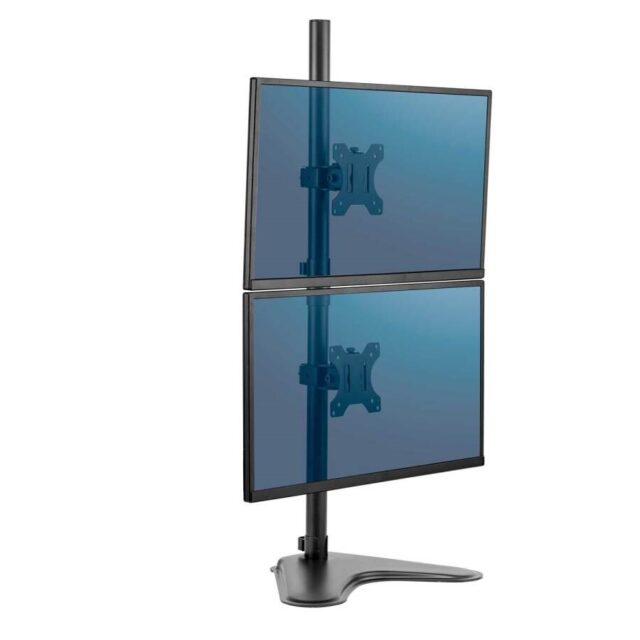 Fellowes Ergonomics freestanding arm for 2 monitors - Seasa vertical - former Professional Series™ - imagine 2