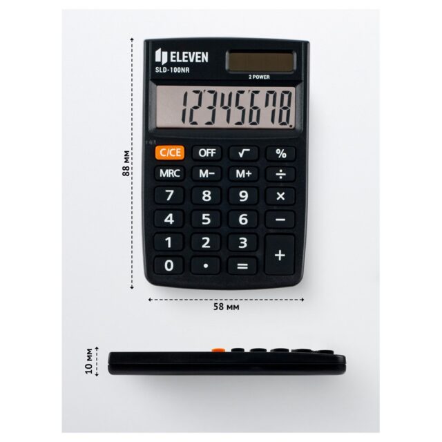 Eleven SLD-100NR pocket calculator - imagine 6