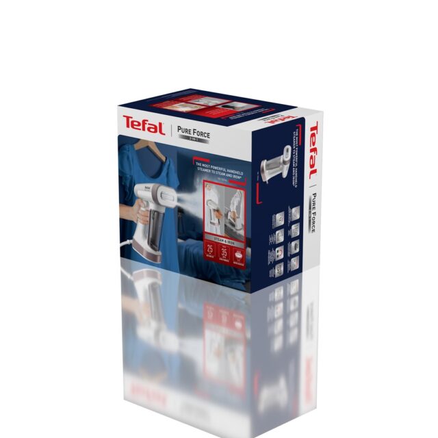 Tefal Pure Force DT8765E0 garment steamer Handheld garment steamer 0.18 L 1800 W Black  Cinnamon colour - imagine 8