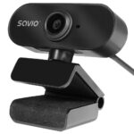 Savio CAK-04 webcam 720 MP 1280 x 720 pixels USB Black - imagine 2