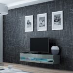 Cama TV stand VIGO NEW 30/140/40 grey/grey gloss