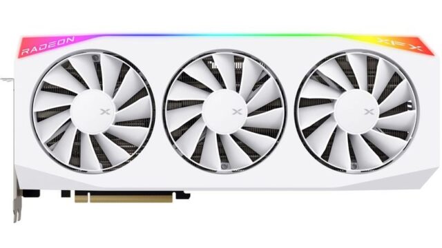 Graphics card. XFX Mercury RX 9070XT OC White G RGB 16 - imagine 5