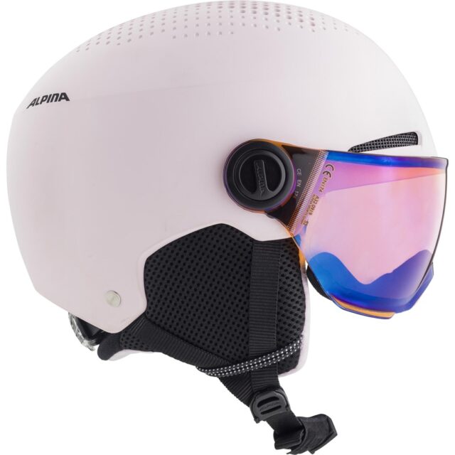 WINTER HELMET ALPINA ZUPO VISOR Q-LITE ROSE MATT 51-55 - imagine 4