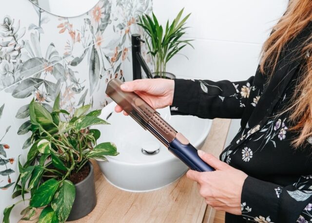 Concept PROFI Care VZ8100 Hair straightener blue  gold - imagine 6