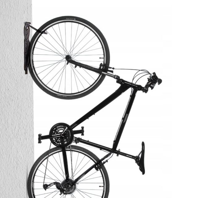 Maclean Bicycle Stand Bike Wall Mount Holder Vertical Steel Storage Hook 24  - 29 - imagine 7