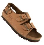 Scholl Air Bag Back Strap Comfortable Sandals Brown 35 - imagine 2