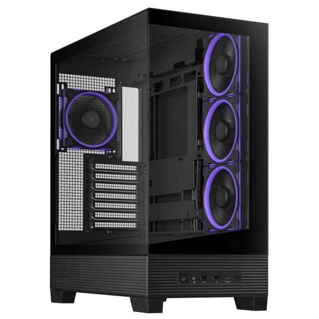 ASUS A31 Plus TG ARGB BLACK Midi Tower - imagine 4