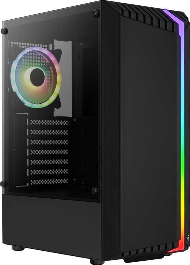 Computer case Aerocool Bionic Midi Tower Black - imagine 13