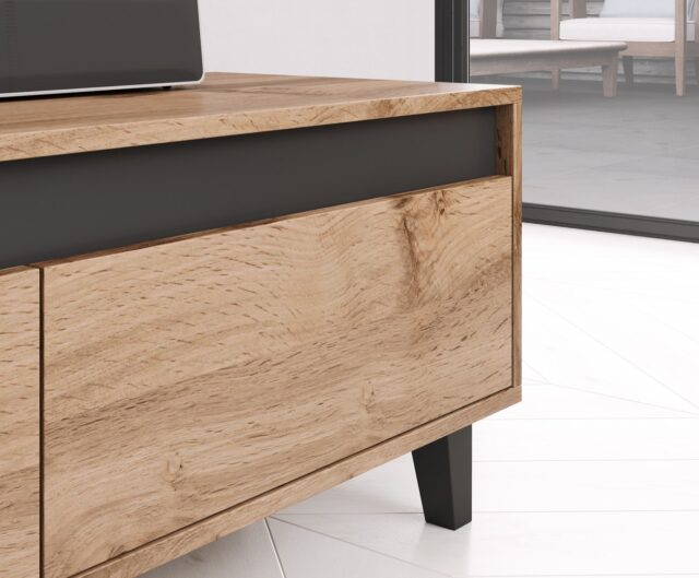 Cama TV stand NORD wotan/antracite - imagine 4