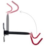 Maclean Bicycle Bike Stand Wall Mount Holder Garage Steel Storage Hook 30kg - imagine 3