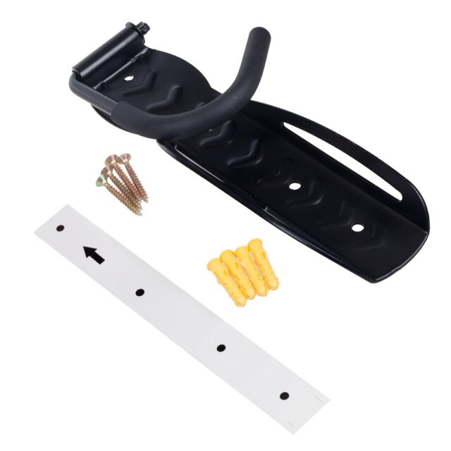 Maclean Bicycle Stand Bike Wall Mount Holder Vertical Steel Storage Hook 24  - 29 - imagine 3