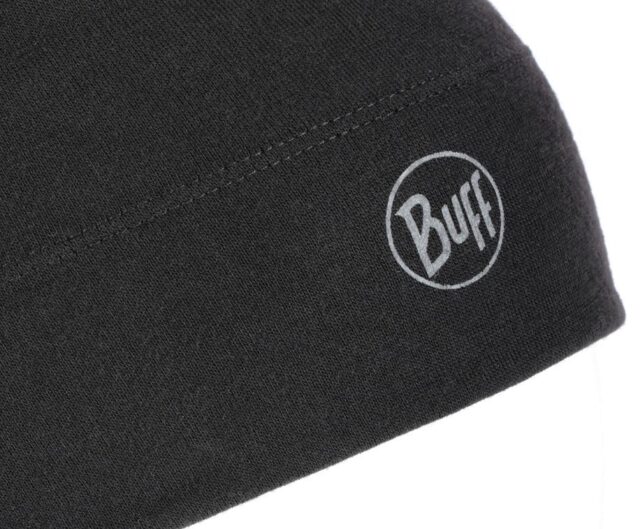 BUFF MERINO MIDWEIGHT BEANIE SOLID BLACK Cap. - imagine 3