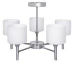 Classic chandelier pendant ceiling lamp Activejet MIRA Chrome 5xE27 for living room